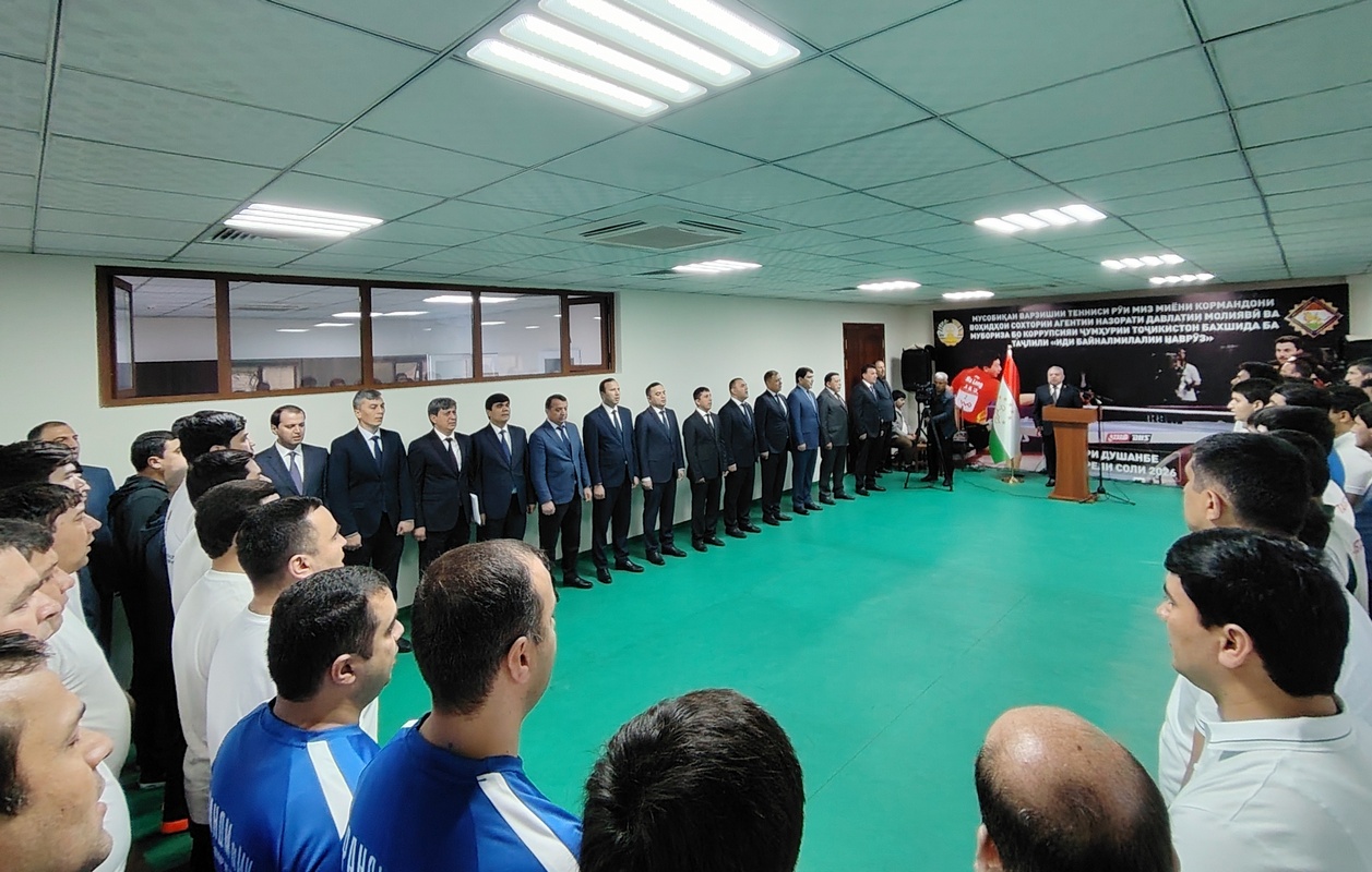 Начало спортивного соревнования по «Настольному теннису» среди сотрудников Агентства.